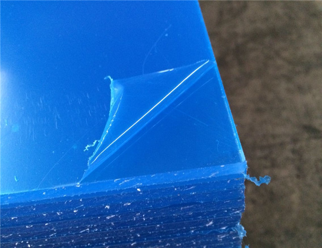 Folha acrílica PMMA do perspex 9mm azul decorativo da pilha, vácuo que forma o processo