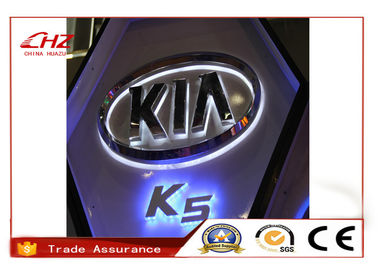 Acrylic Aluminum Stainless Frontlit 3D Car Logo / Branded Car Names
